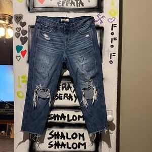 American Eagle Outfitters Distressed Blue Jeans